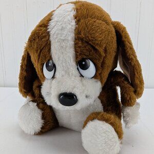 Vintage Giftco Basset Hound Dog Plush 8" Stuffed Animal Sad Plastic Eyes 1983